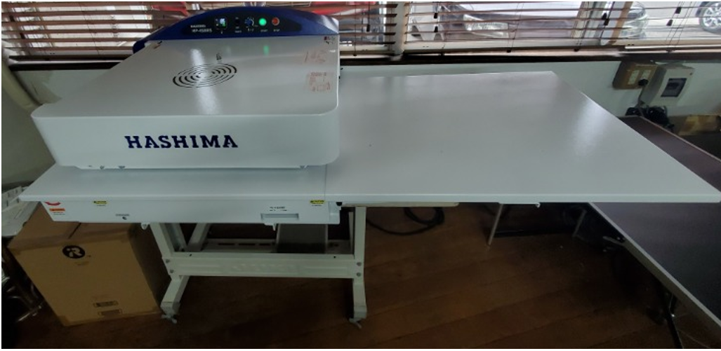 コンパクトプレスローラー接着機ハシマHP-450MS